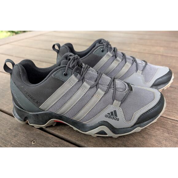 Adidas Terrex AX2R Men’s Size 9 Hiking Shoes Black Comfort Trail Sneakers CM7728 - Picture 1 of 9